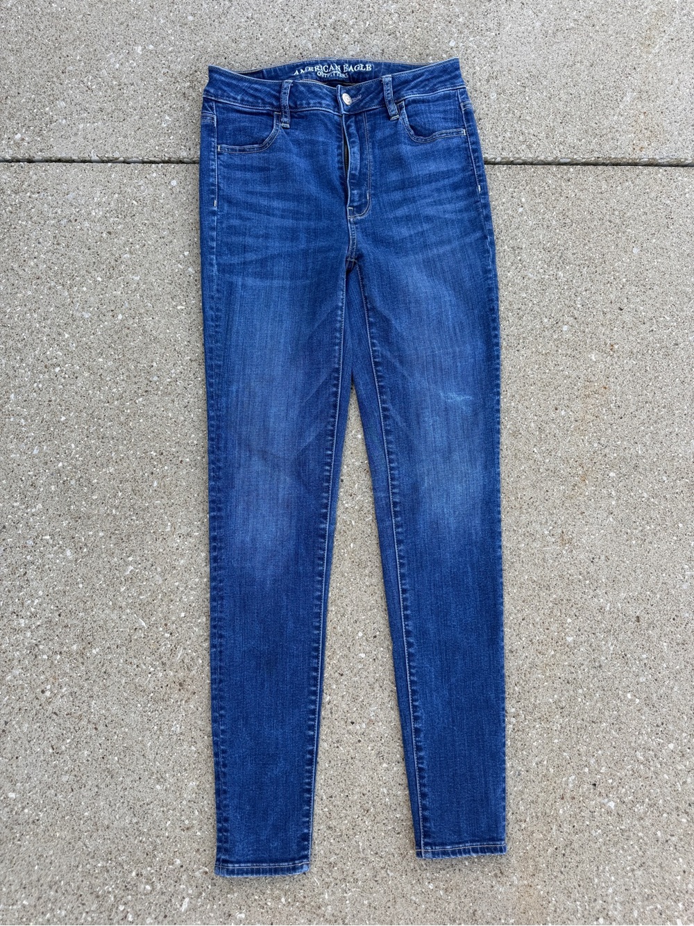 American Eagle Outfitters Dark Blue Skinny Jeans